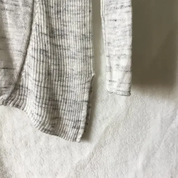 Lou & Grey Light Gray Ribside Boatneck Sweater Top - Picture 7 of 16